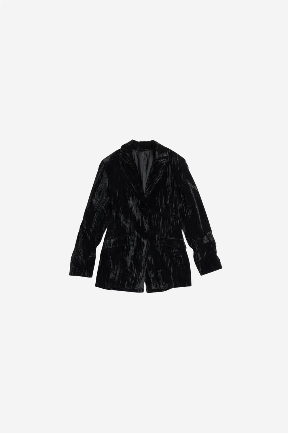 Holzweiler Yttertøy Cygnet Velvet Blazer Black