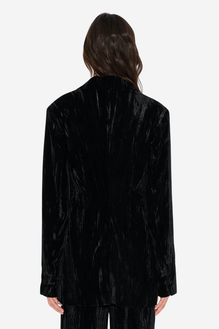 Holzweiler Yttertøy Cygnet Velvet Blazer Black