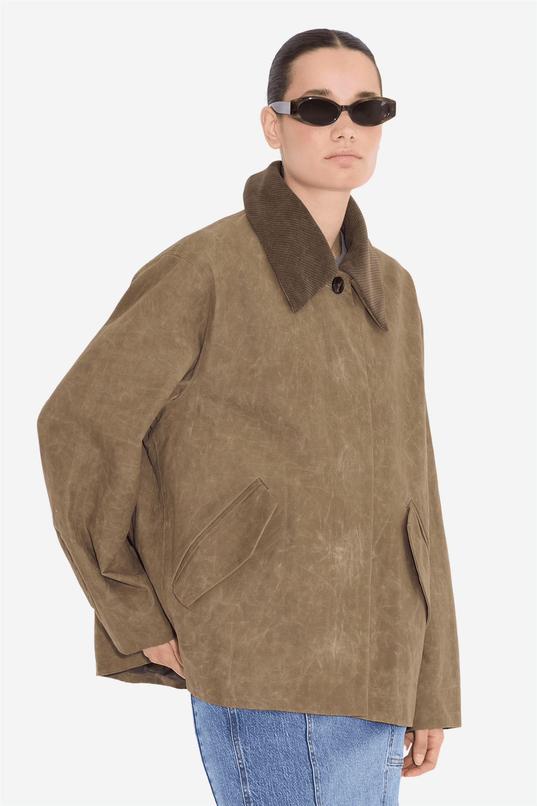 Holzweiler Yttertøy Diana Short Jacket Green