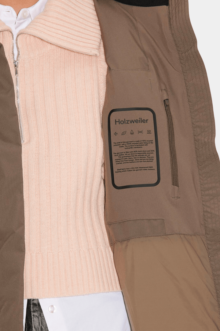 Holzweiler Yttertøy Glittertind Down Jacket Taupe