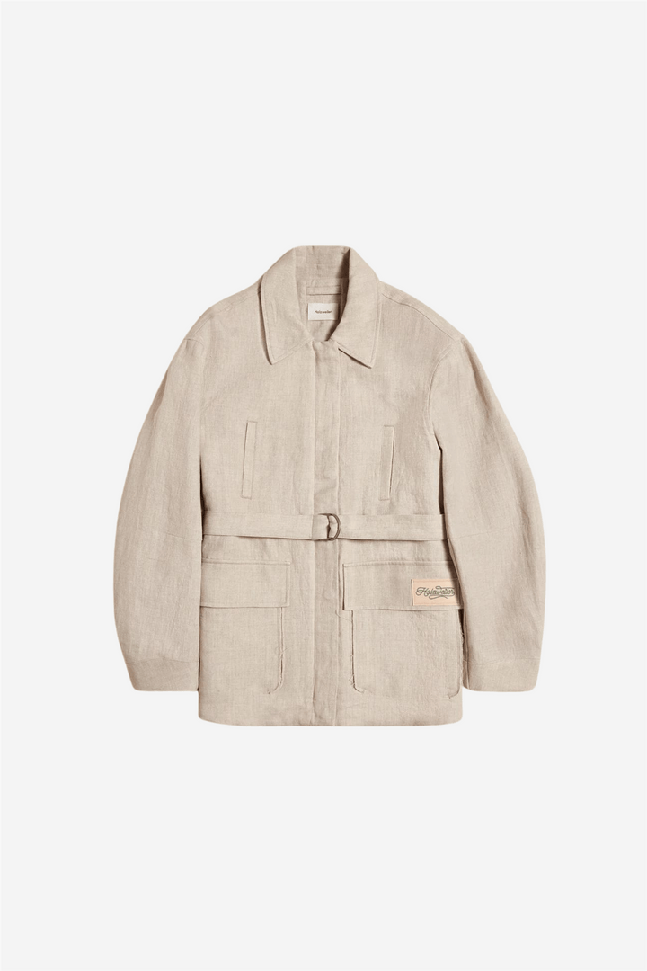Holzweiler Yttertøy Gorti Linen Jacket Sand