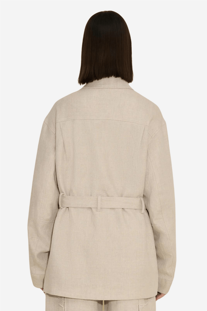 Holzweiler Yttertøy Gorti Linen Jacket Sand