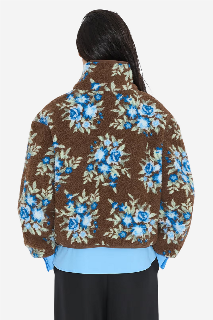 Holzweiler Yttertøy Rype Fleece Jacket Brown Mix