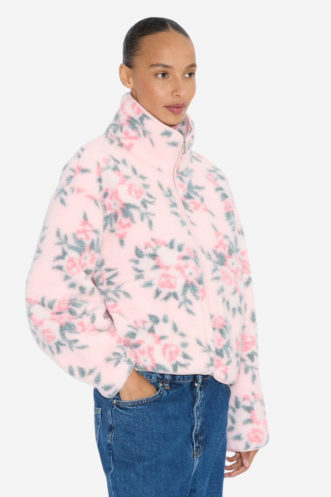 Holzweiler Yttertøy Rype Fleece Jacket Lt. Pink Mix