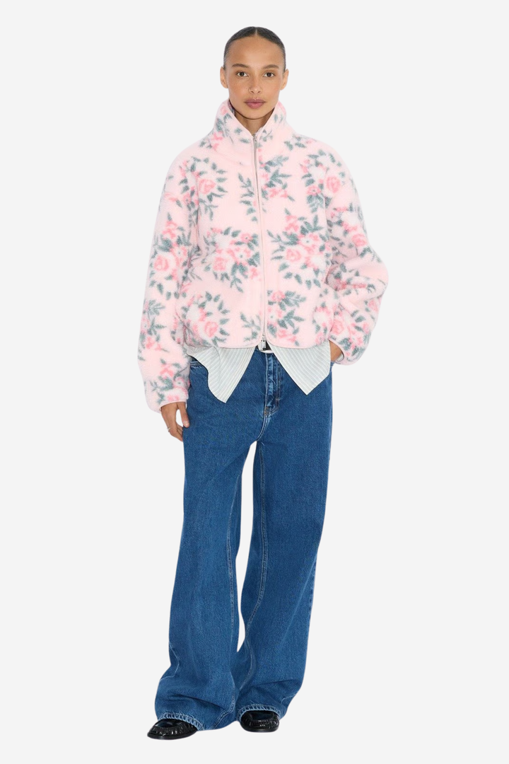 Holzweiler Yttertøy Rype Fleece Jacket Lt. Pink Mix