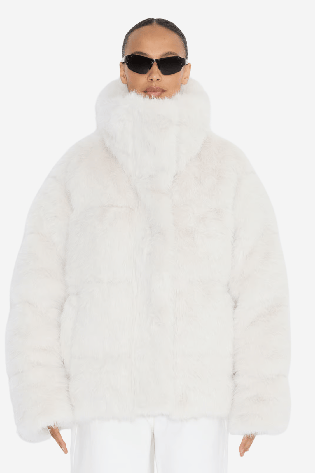 Holzweiler Yttertøy Steilia FauxFur Down Jacket Off White