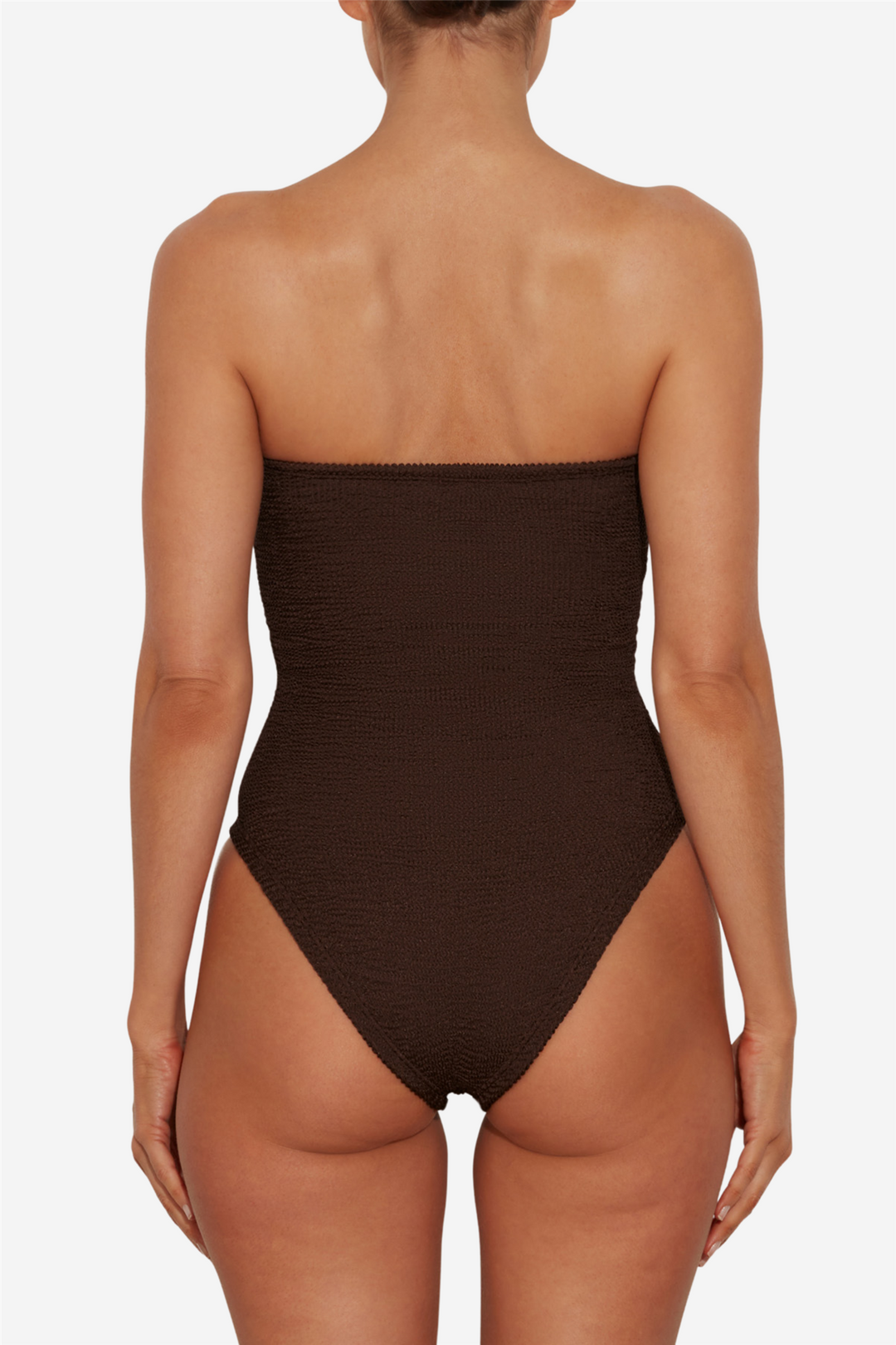 Hunza G Badetøy Alana Swim Metallic Chocolate