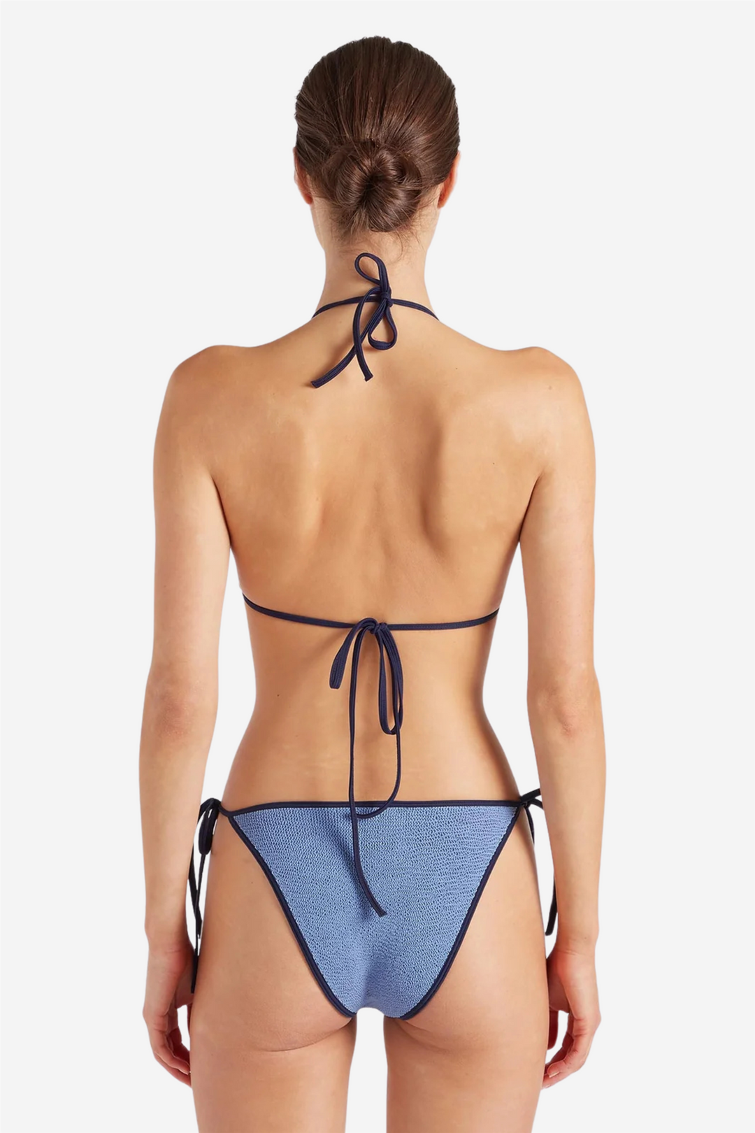 Hunza G Badetøy Gina Bikini Contrast Cornflower/Navy