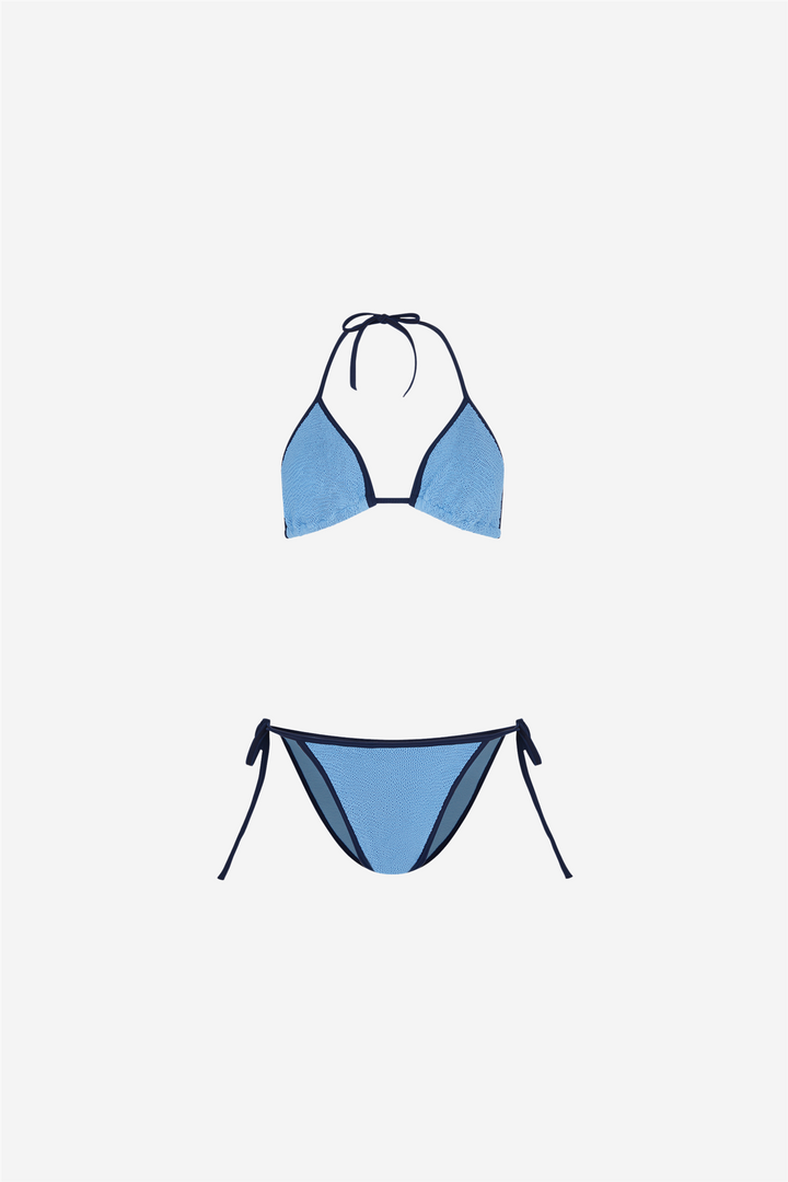 Hunza G Badetøy Gina Bikini Contrast Cornflower/Navy