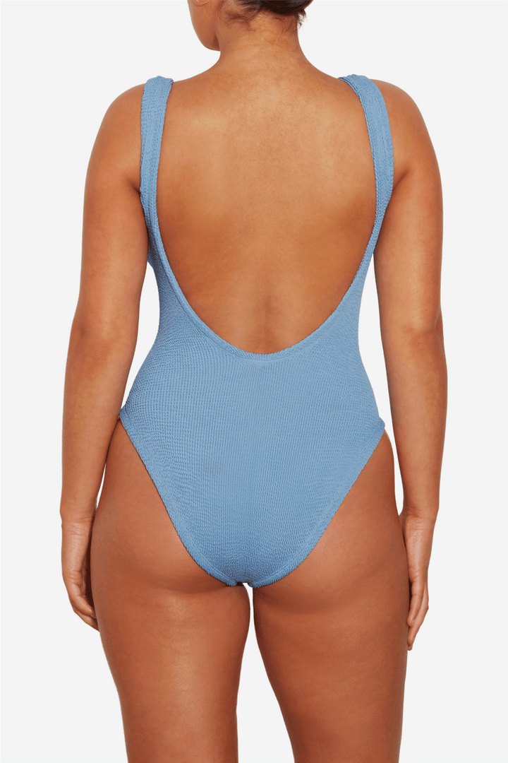 Hunza G Badetøy Square Neck Swim Cornflower