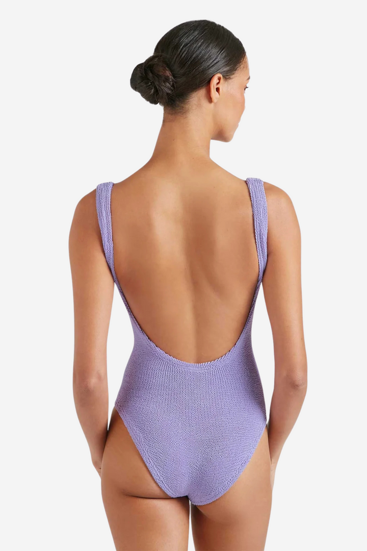 Hunza G Badetøy Square Neck Swim Lilac