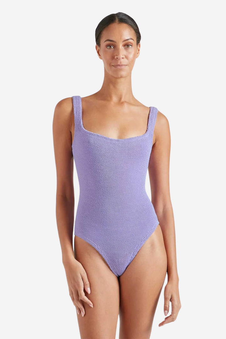 Hunza G Badetøy Square Neck Swim Lilac