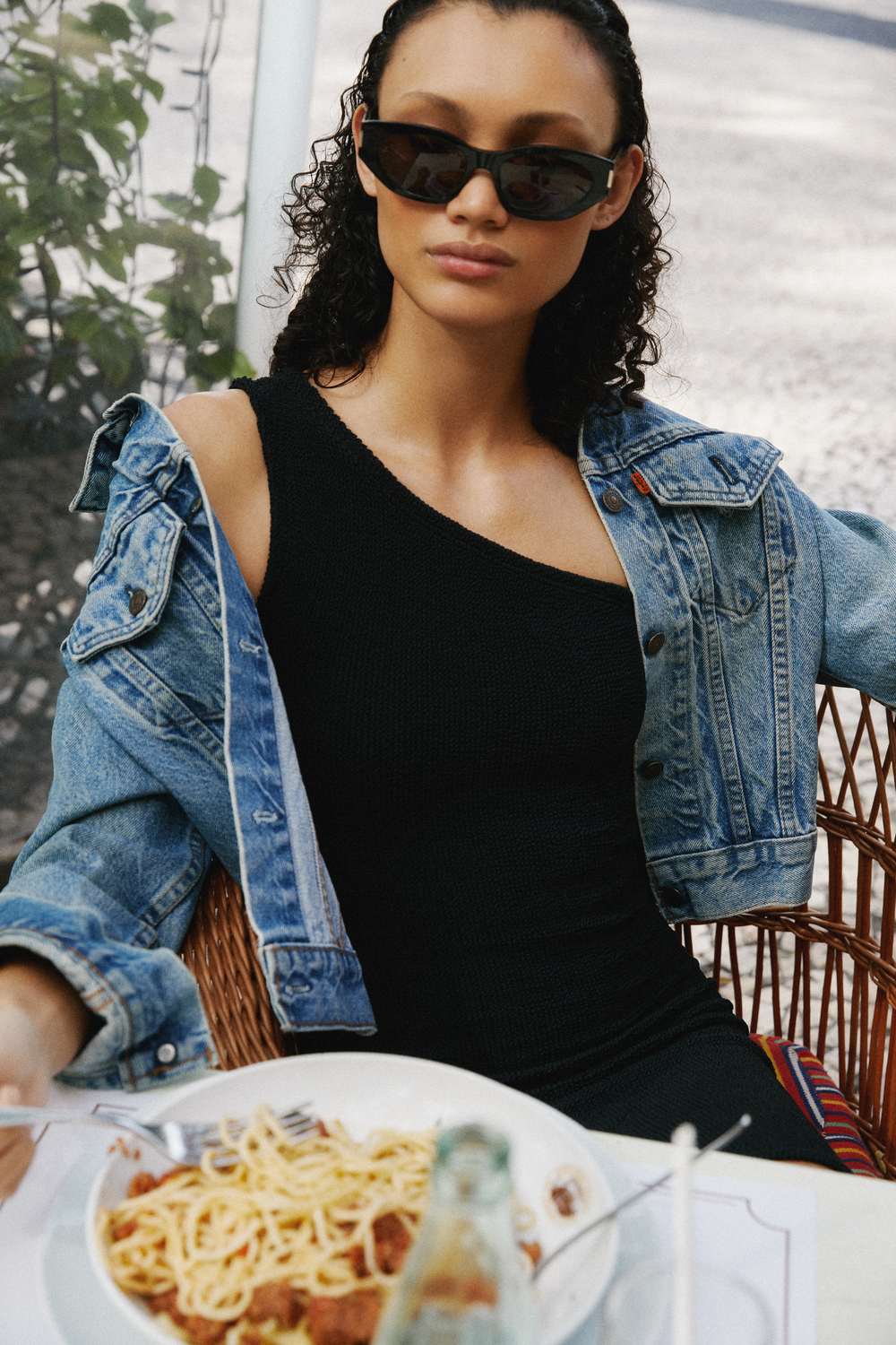 Hunza G Kjoler & jumpsuits Nancy Dress Black