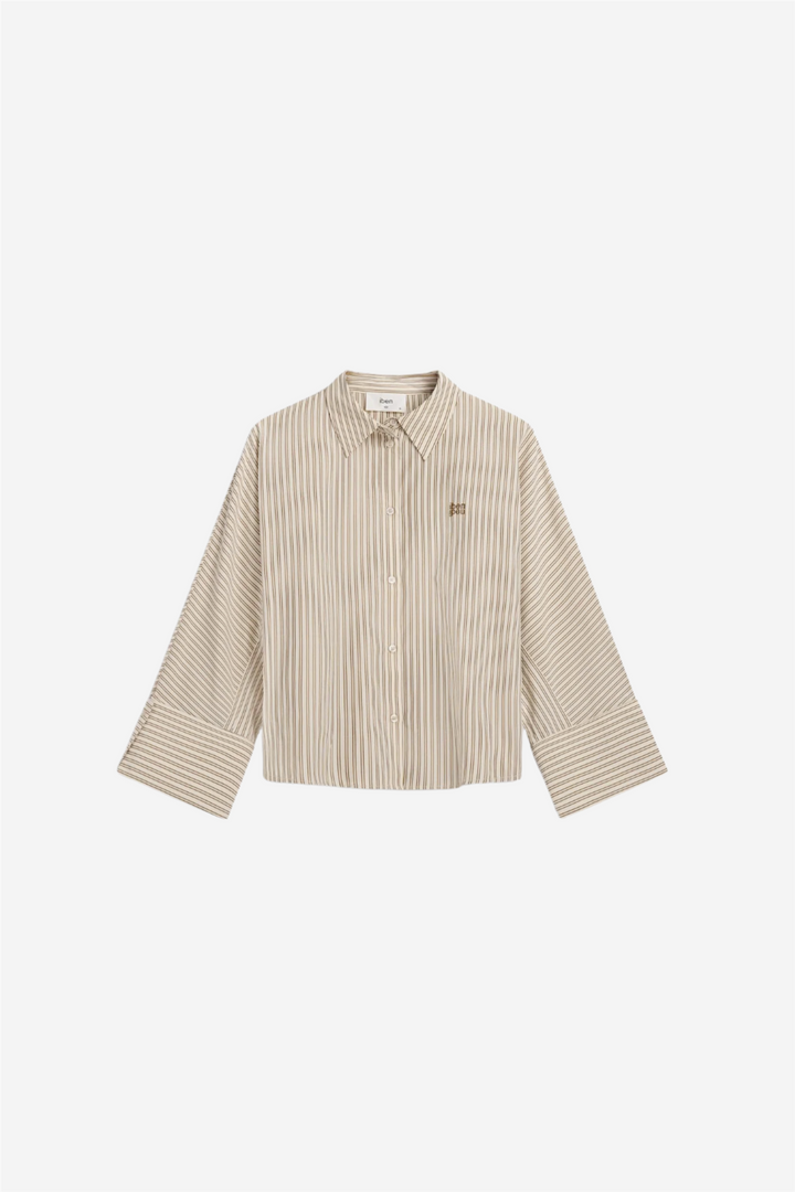 Iben Bluser & Skjorter Atari Shirt Oat Stripe