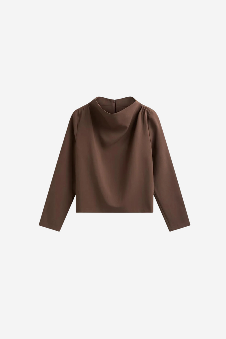 Iben Bluser & Skjorter Beverly Top Brown