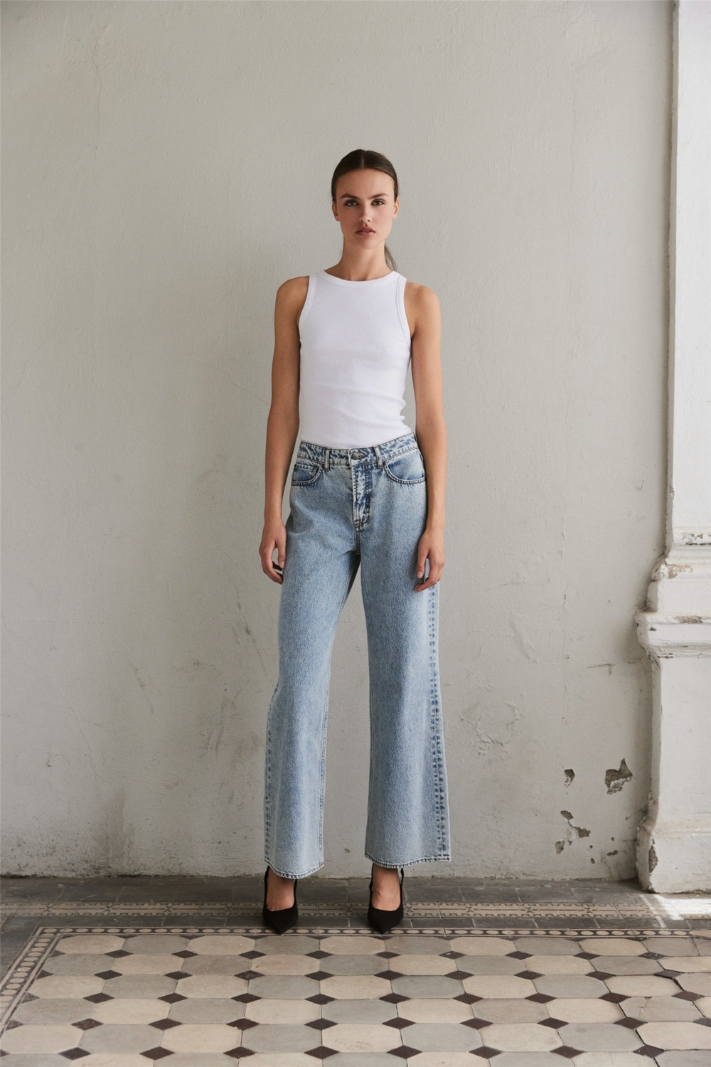 Iben Bukser & jeans Reign Jean Vintage Blue