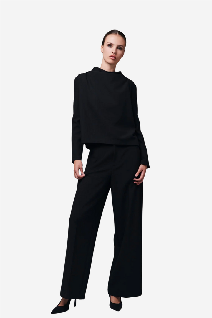 Iben Bukser & jeans Reign Tailored Extra Wide Black