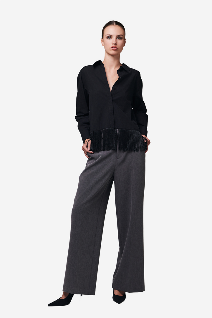 Iben Bukser & jeans Reign Tailored Extra Wide Grey