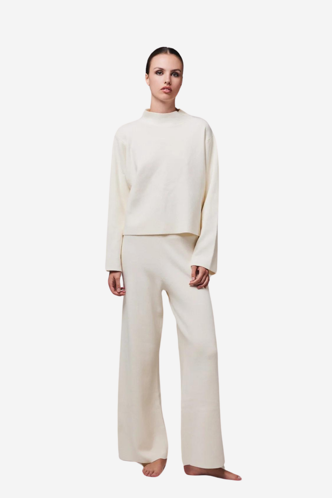 Iben Bukser & jeans Serge Pants Off White