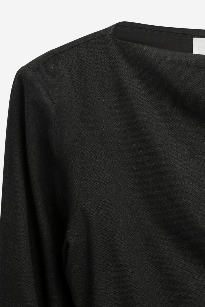 Iben Kjoler & jumpsuits SHINE LINEN DRESS BLACK