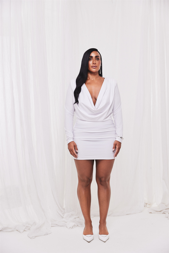 Iben Kjoler & jumpsuits Vita & Wanda X Iben Mini Dress Optic White