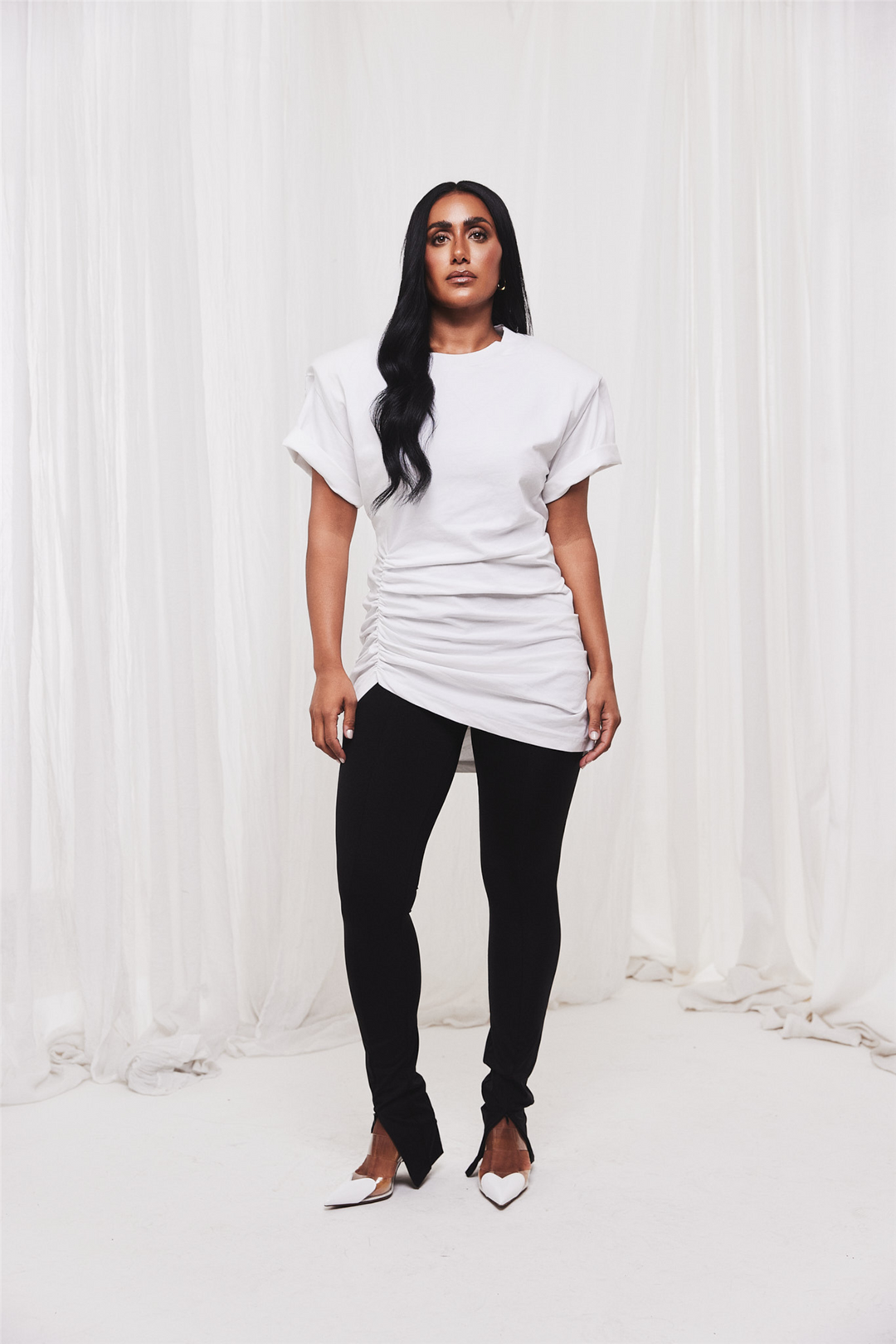 Iben Kjoler & jumpsuits Vita & Wanda x Iben Oversized T-shirt Dress White