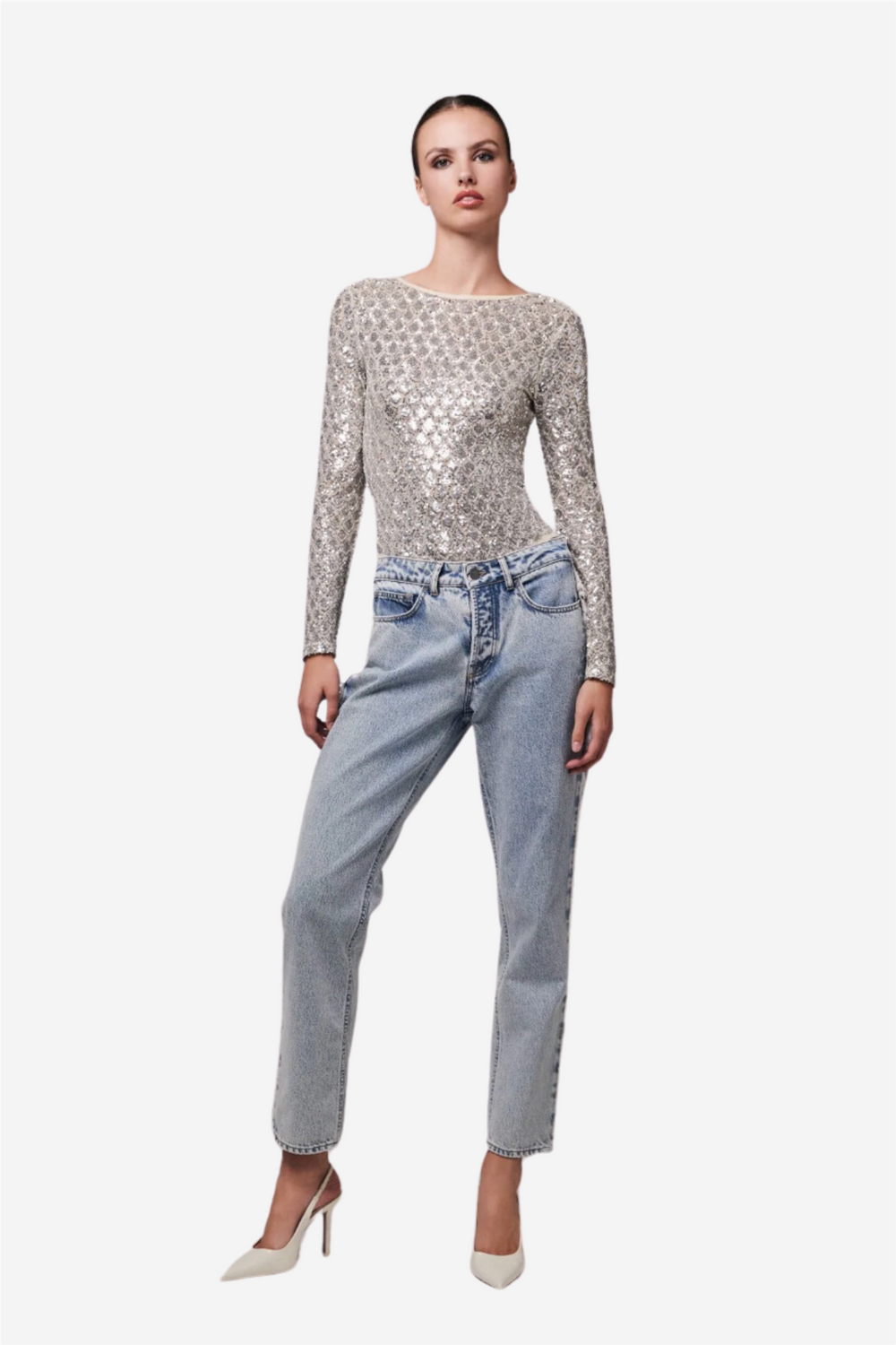Iben Topper & t-skjorter Allure Body Silver