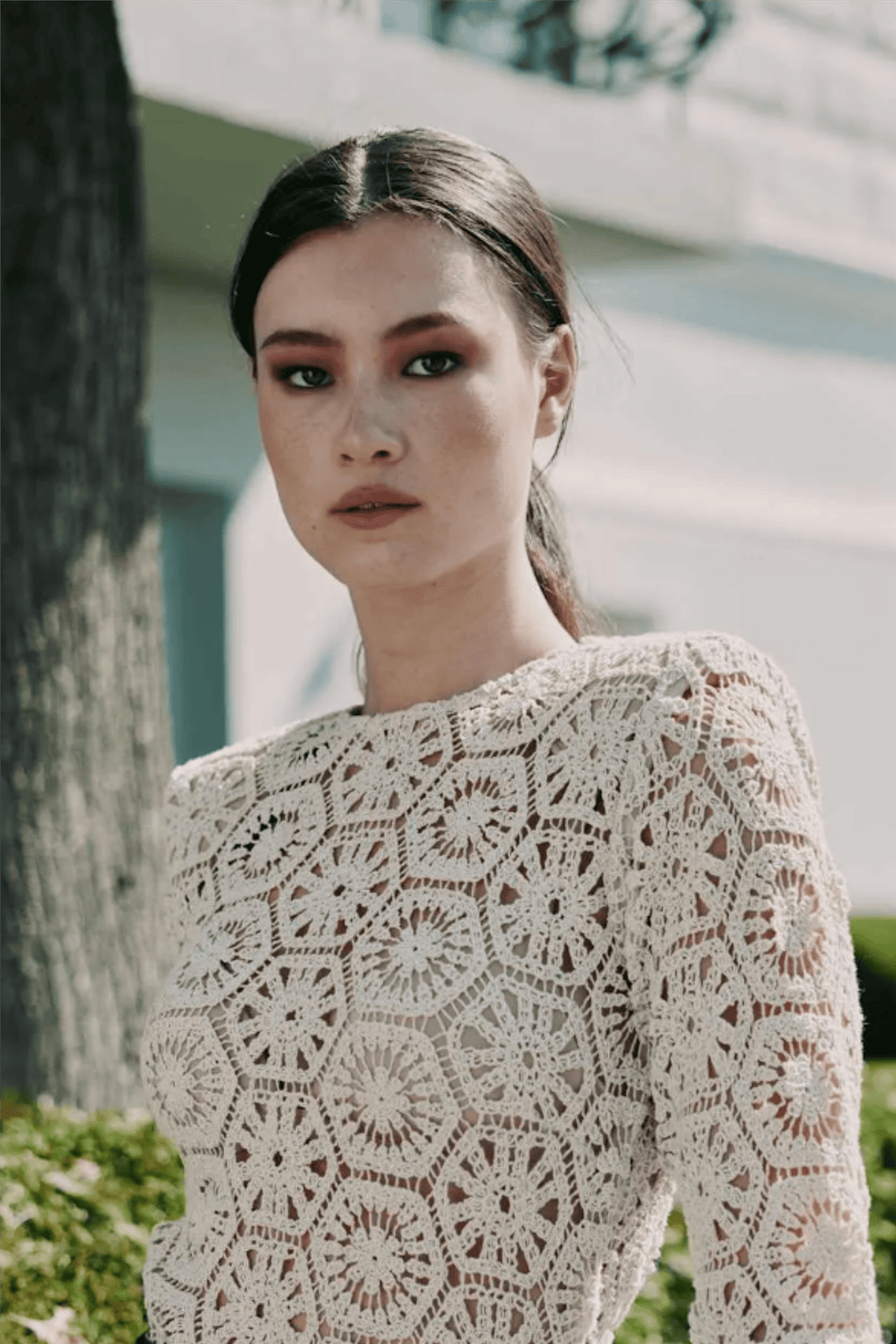 Iben Topper & t-skjorter Crete Top Raw Cotton