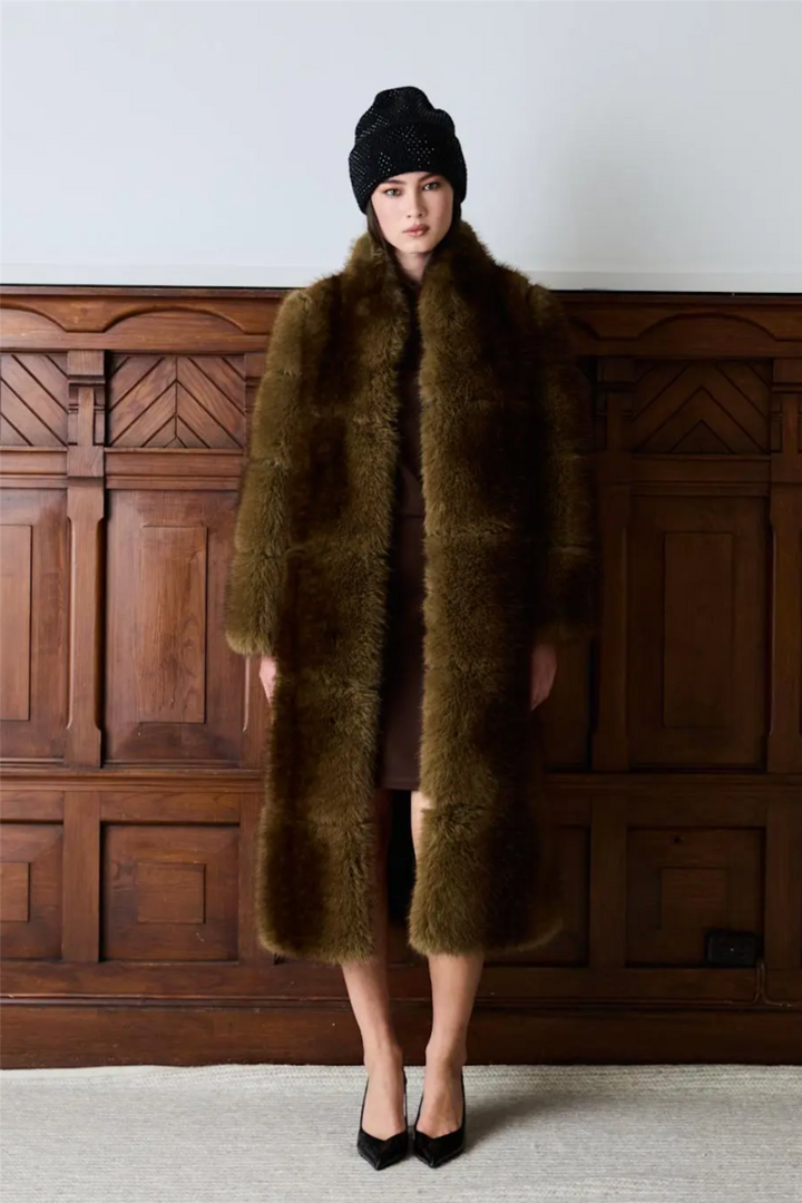 Iben Yttertøy Posh Coat Dark Brown