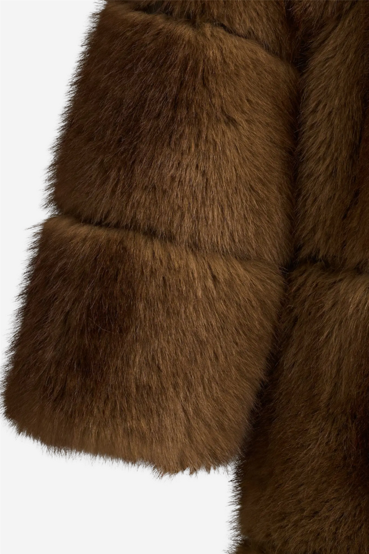 Iben Yttertøy Posh Coat Dark Brown