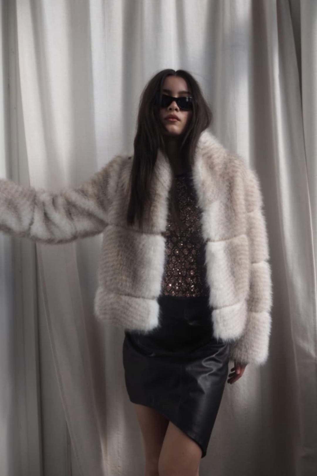 Iben Yttertøy Posh Coat Short Cream