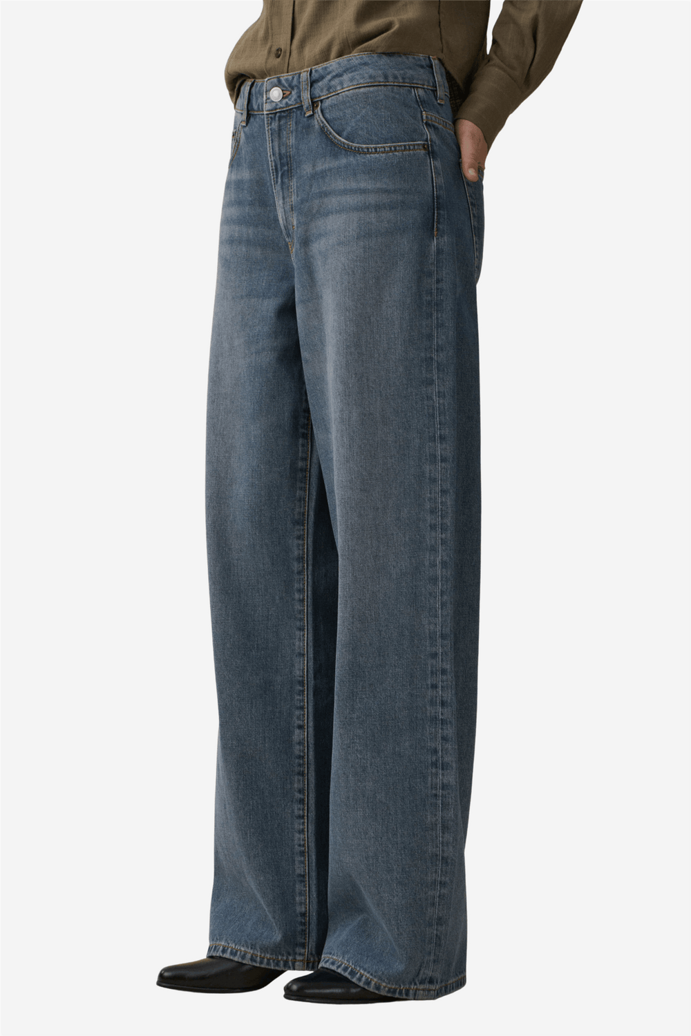 Jeanerica Bukser & jeans Belem Light Brown Stone