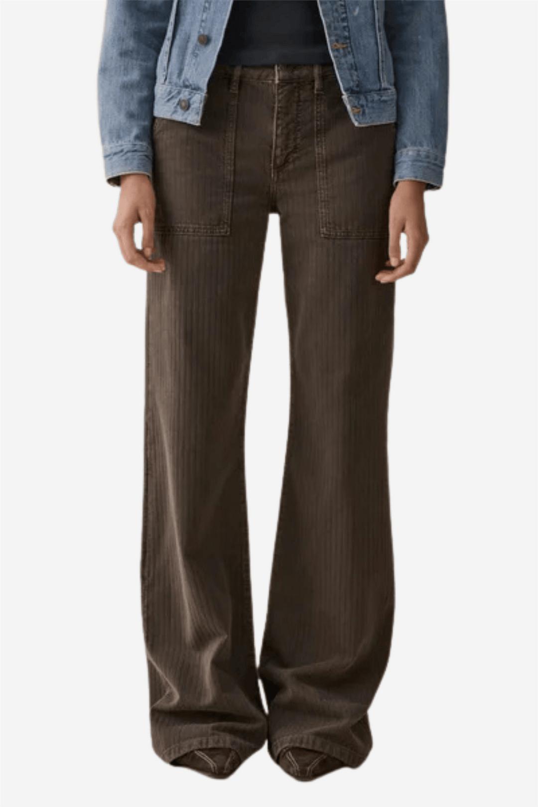 Jeanerica Bukser &amp; jeans Guell Chevron Brown