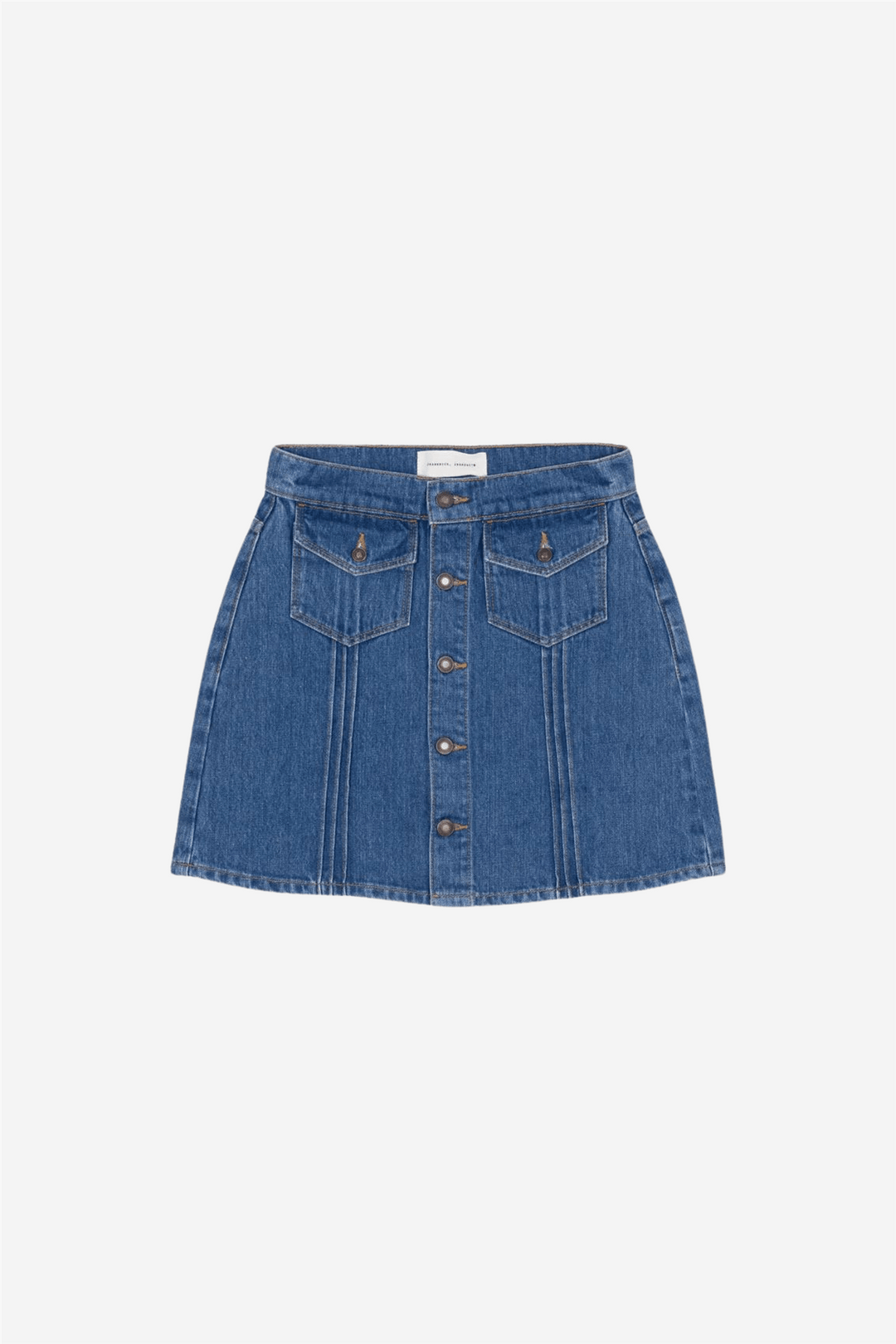 Jeanerica Skjørt Andrea Skirt Mid Blue
