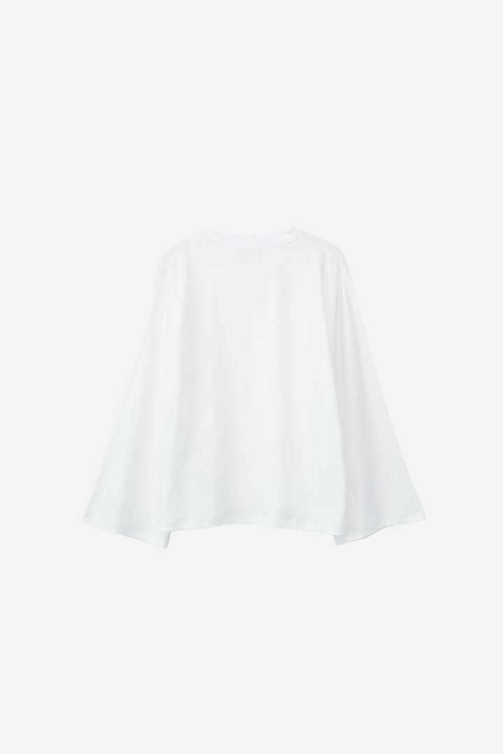 Julie Josephine Genser & Cardigan Amanda Longsleeve White
