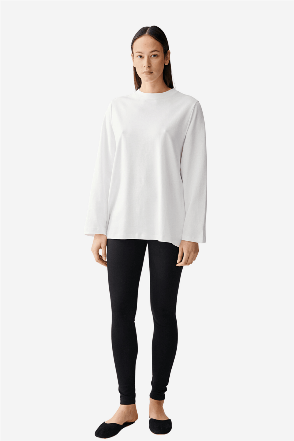 Julie Josephine Genser & Cardigan Oversized Roundneck Longsleeve White
