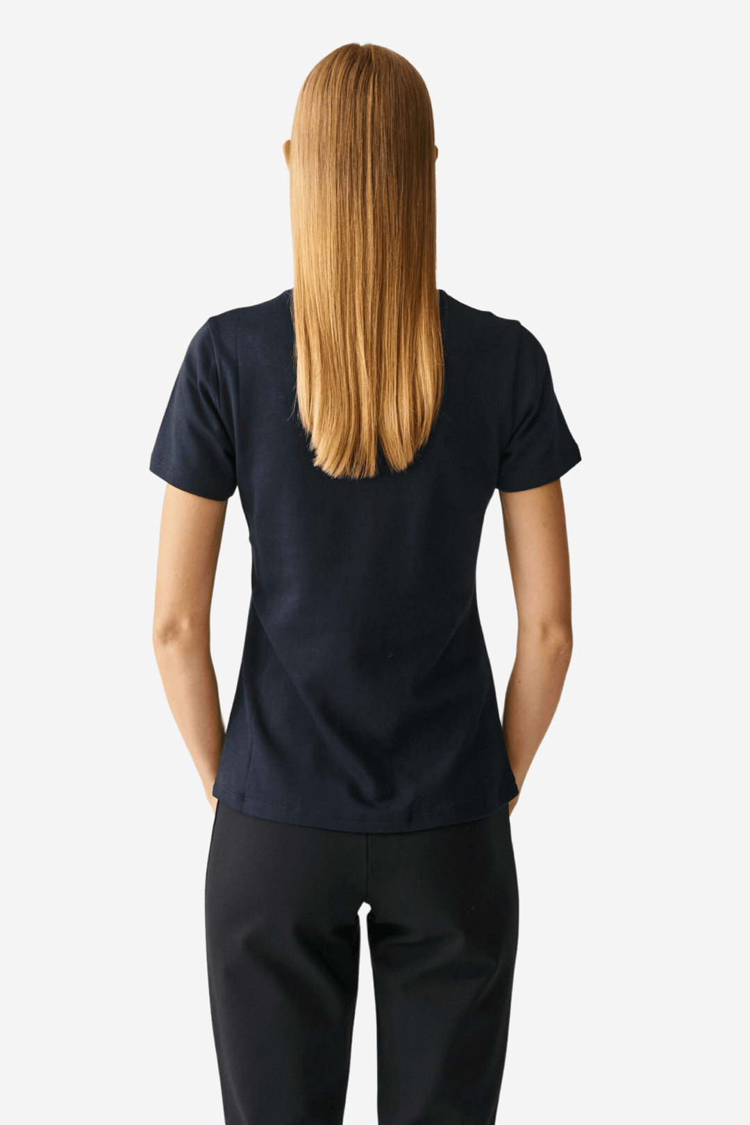 Julie Josephine T-skjorte Agnes Roundneck T-Shirt Navy