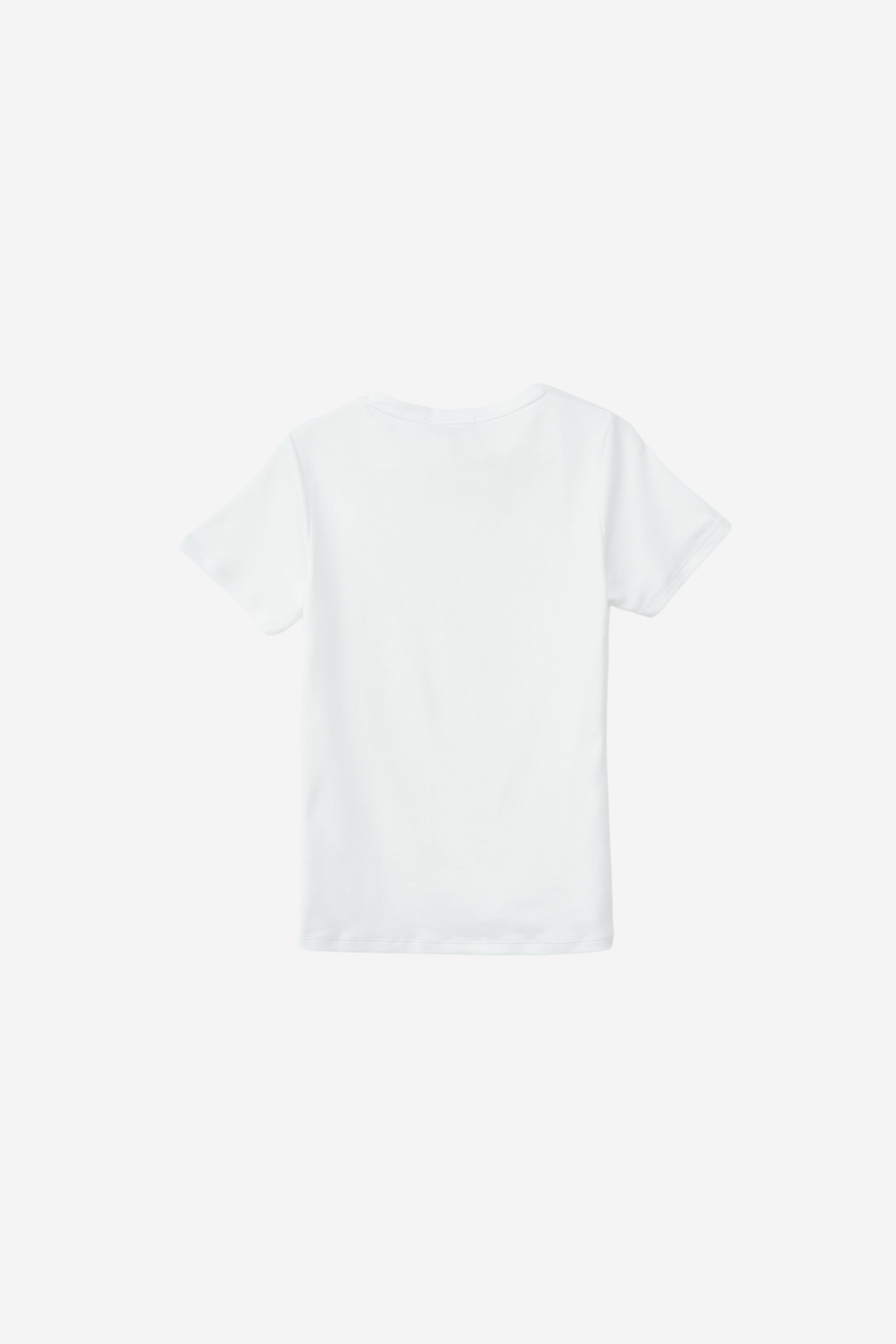 Julie Josephine T-skjorte Ane Deep Roundneck T-shirt White