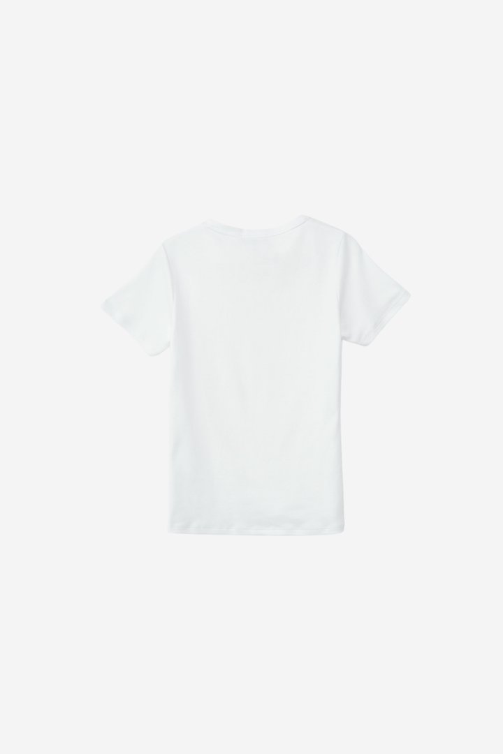 Julie Josephine T-skjorte Ane Deep Roundneck T-shirt White