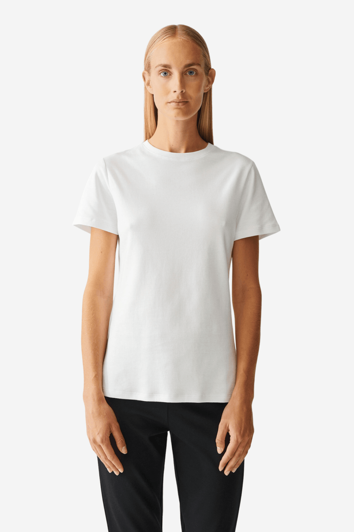Julie Josephine Topper & t-skjorter Agnes Roundneck T-Shirt White