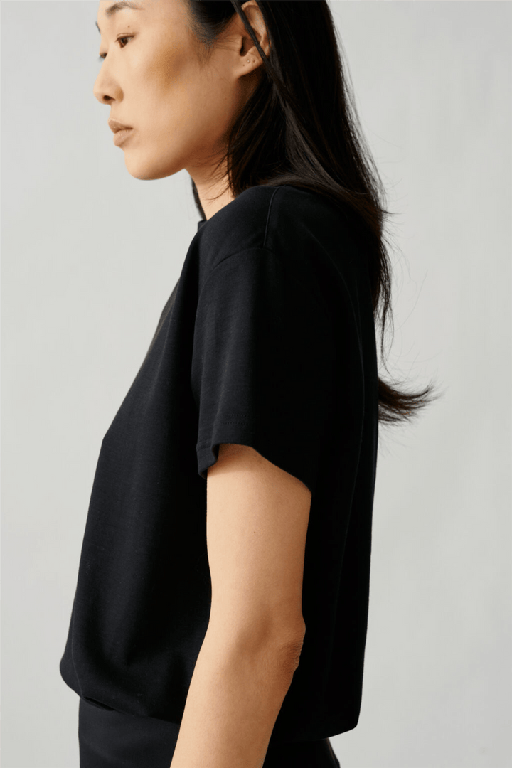 Julie Josephine Topper & t-skjorter Alexa Boyfriend T-shirt Black