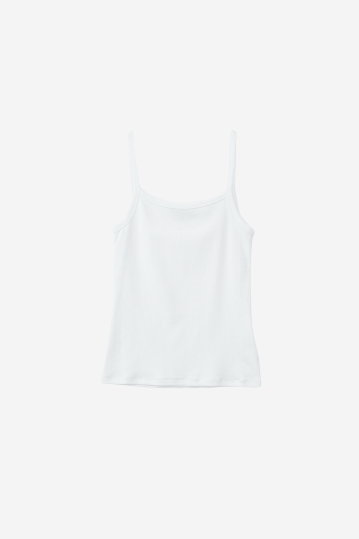 Julie Josephine Topper & t-skjorter Tinki Ribbed Tank White