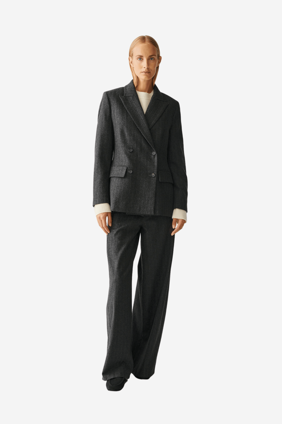Julie Josephine Yttertøy Sienna Blazer Grey Stripe