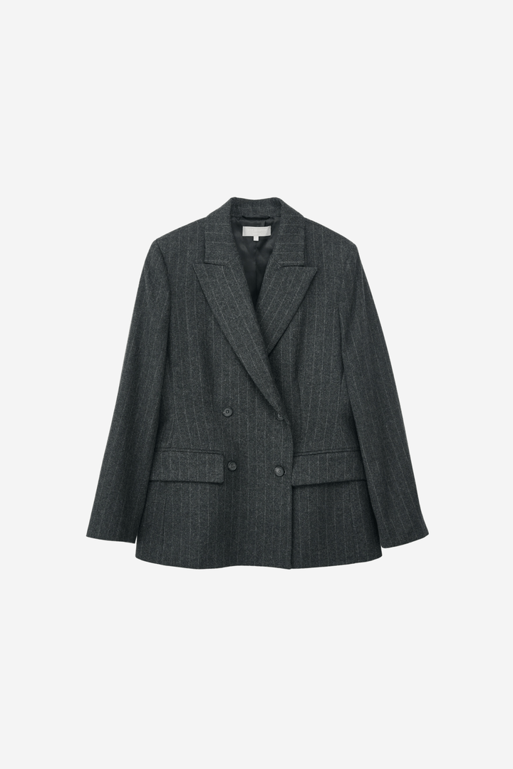 Julie Josephine Yttertøy Sienna Blazer Grey Stripe