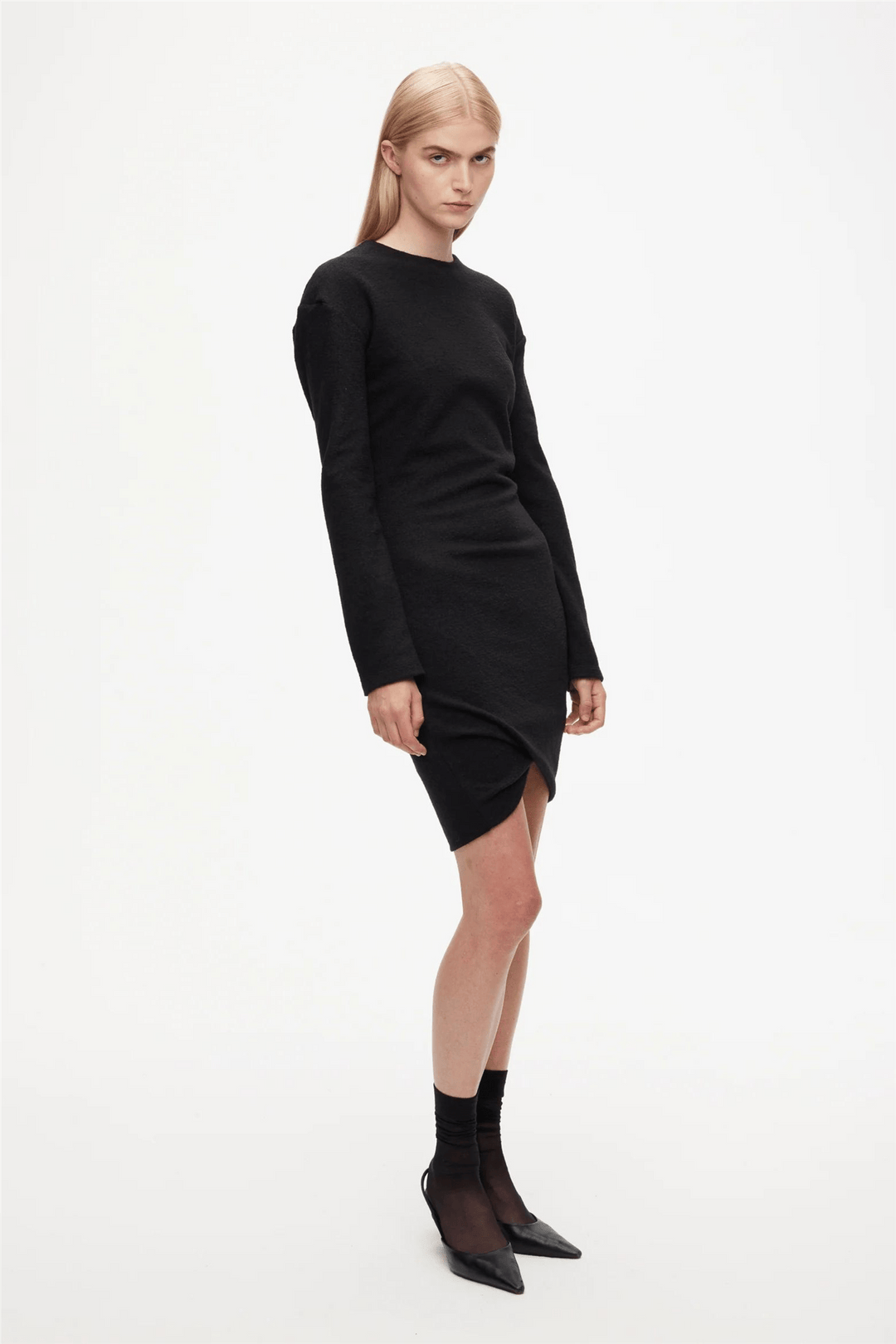 Les Coyotes De Paris Kjole Dress with Twisted Hem