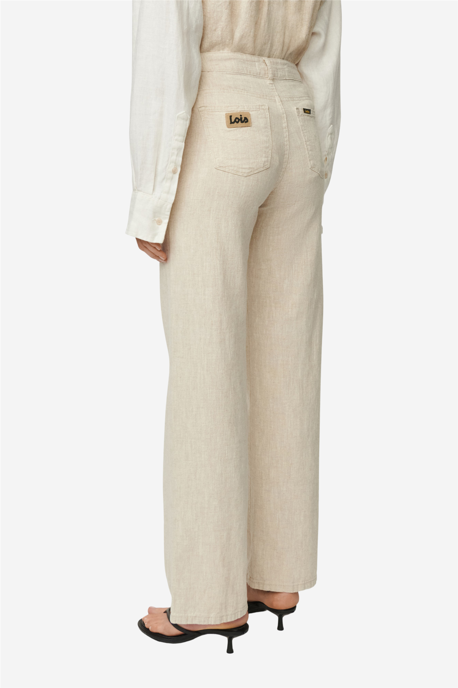 Lois Bukser & jeans Culotte Lino Natural Rinse