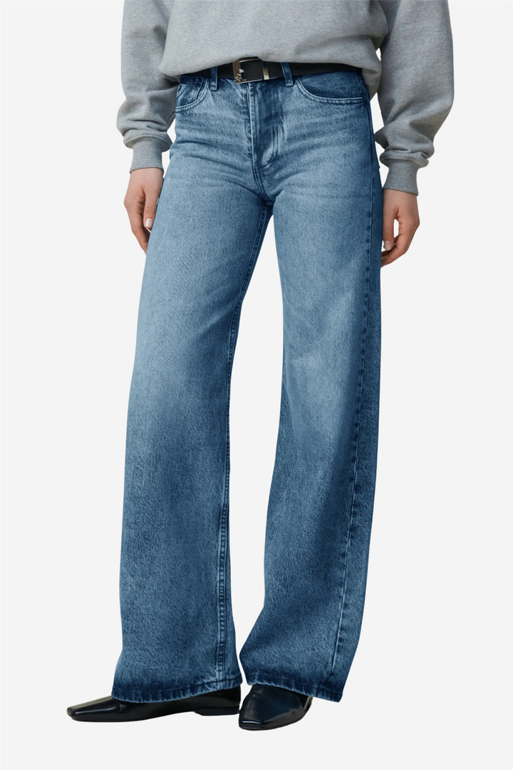 Lois Bukser & jeans Lindsay Palazzo Jackson Wash Out Stone Bleach