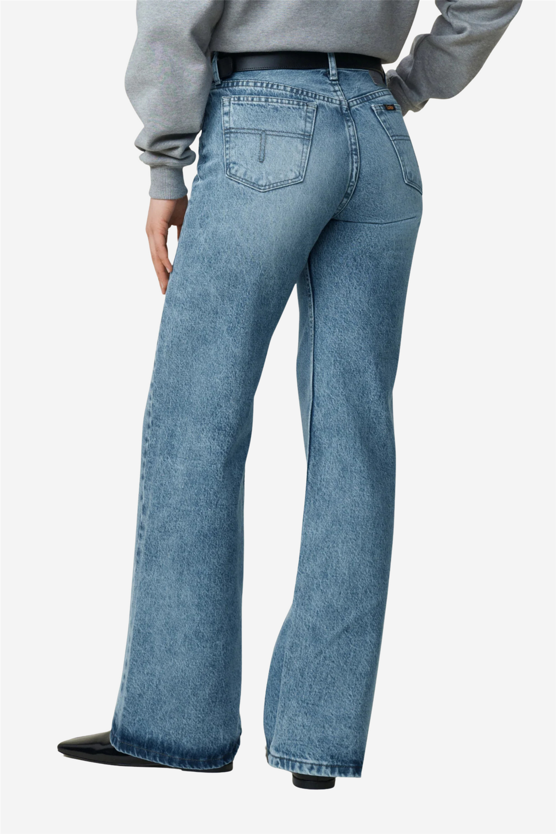 Lois Bukser & jeans Lindsay Palazzo Jackson Wash Out Stone Bleach