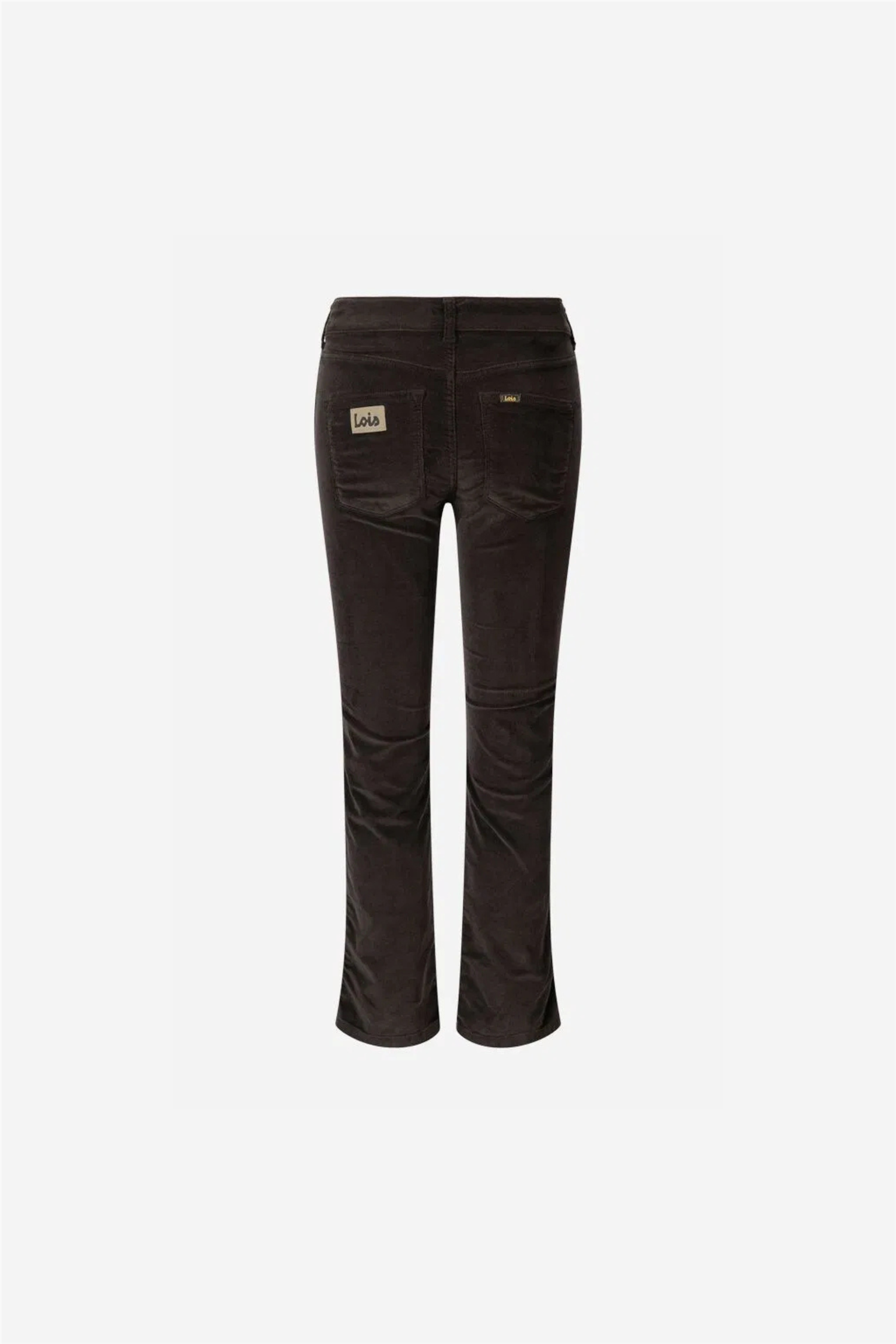 Lois Bukser & jeans Malena F Shiny Micro Bitter Chocolate