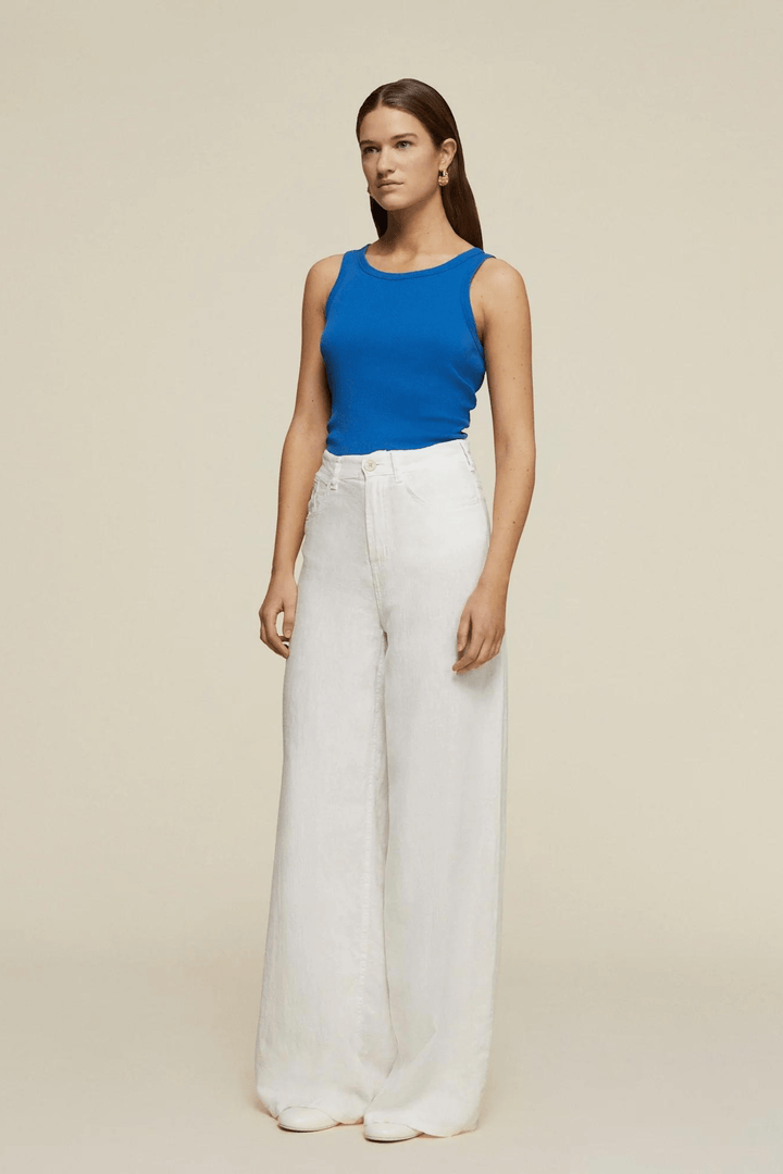 Lois Bukser & jeans Marlene Linen Colour White